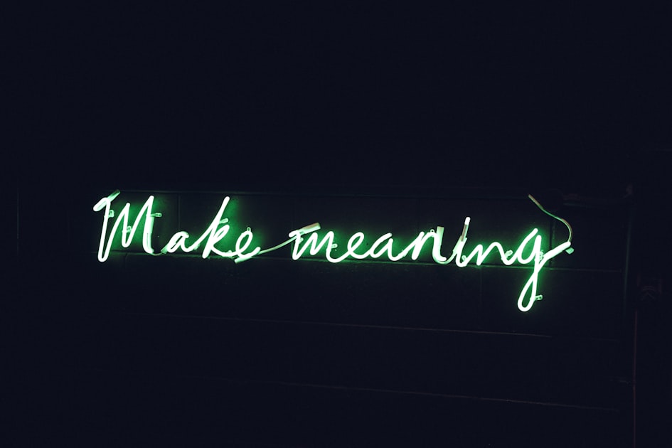 Signs and Meaning